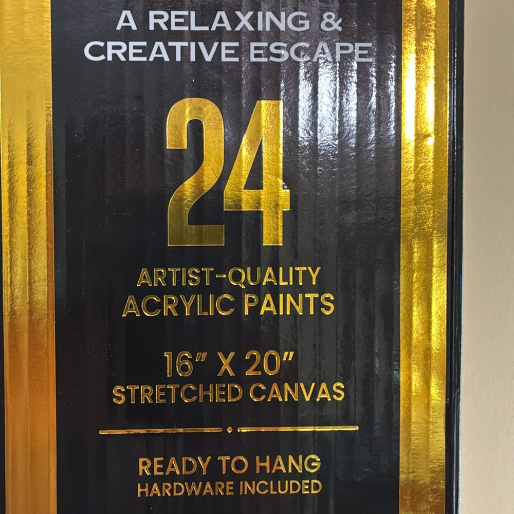 Art skills - Autumn Walk Paint By Number Canvas Activity - Picture 6 of 11